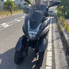 ☆ トリシティ１５５改☆マットブラック☆側車付軽二輪登録☆ワイド...