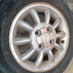 155/65R13　アルミ　タイヤ4本セット　No.199 　アルトラパンの画像