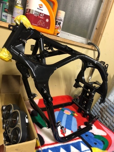 GPz900r a14 補強入りフレーム
