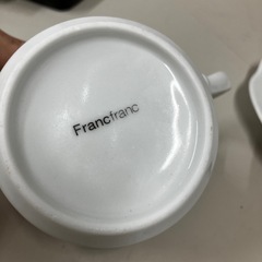 ☆値下げ☆I2504-879 Francfranc ティーカップ ソーサー付き バラ売り不可 中古の画像