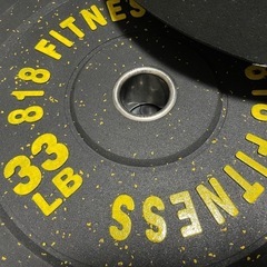 オリンピック バンパープレート 10枚セット 170kg 818fitnessの画像