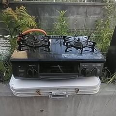 リンナイLPガスコンロ美品です。お話し中です。の画像
