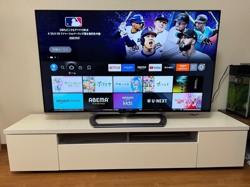 SHARP　液晶カラーテレビ  60インチ（テレビ台付き）