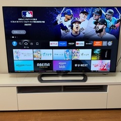 SHARP　液晶カラーテレビ  60インチ（テレビ台付き）