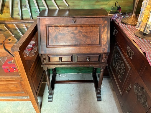 アンティーク/ライティングビューロー/デスク/書斎机/ヴィンテージ/インテリア