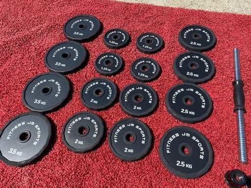 No.m48 ダンベル20kg×2個 FITNESS JM SPORTS
