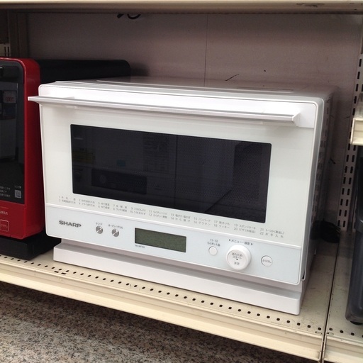 ジモティー見た！で5%OFF【オーブンレンジ】　電子レンジ　SHARP　ｼｬｰﾌﾟ　 RE-WF182-W　2021年製：ホワイト