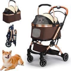 ♥️新品未使用♥️ペットカート 犬用コンパクト 小型犬 中型犬 ...