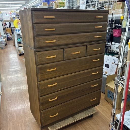 ☆限定SALE20％OFF☆値下げしました☆ドリーム荒牧店☆ジモティー割引有☆起立木工/8段桐箪笥