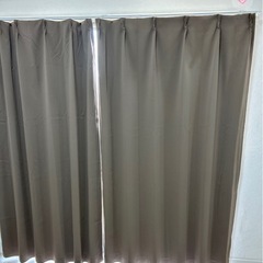 遮光カーテン 1ヶ月も使用していません