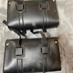 バイク レザーサイドバックの画像