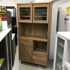 ★ジモティ割引あり★ キッチンボード 食器棚 木目調/ナチュラル...