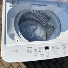 【中古・美品】2024年製　4.5kg 全自動洗濯機の画像