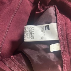 GU ズボン 赤 Sの画像
