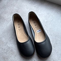 婦人ローヒールパンプス