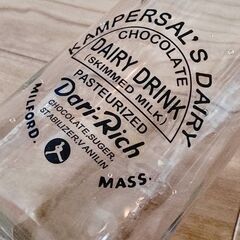 ミルク瓶×2個の画像