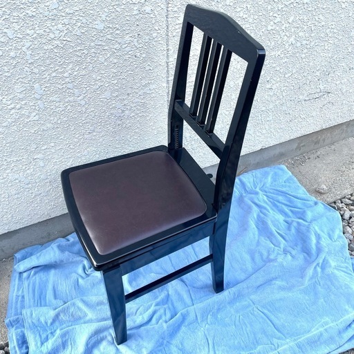 動作OK【KAWAI/カワイ】背もたれ付き ピアノ椅子 トムソン椅子 高さ