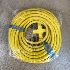 未使用延長コード黄色の画像