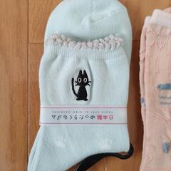 春向け　靴下３足の画像