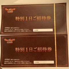 特別1日ご招待券