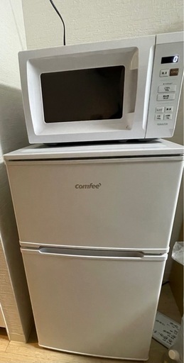 一人暮らしセット冷蔵庫+電子レンジ