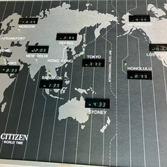 CITIZEN シチズン 中古 WORLD TIME ワールドタイム 世界時計 の画像