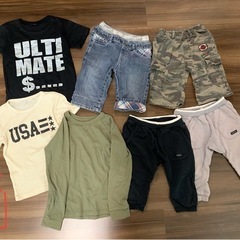 《取引終了》男児用（春）夏服（トップス：130、ボトムス：120）の画像