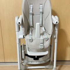 【5月10日まで】スモルビ　折りたたみハイローチェア　サンドグレー