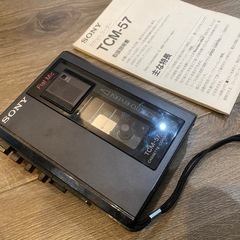 骨董品！？ソニーカセットレコーダーの画像