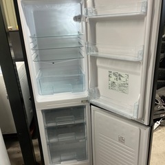 アイリスオーヤマ　ノンフロン2ドア冷蔵庫162L/直冷式/ブラック/配送設置可能の画像