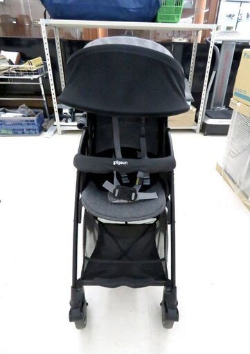 北海道 千歳市/恵庭市 近郊配送 Pigeon/ピジョン B型ベビーカー Bingle/ビングル BB1 フレンチブラック 軽量 ベビ