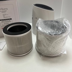 【新品未使用】Qurra(ララエア) 空気清浄機 卓 脱臭 花粉 PM2.5の画像