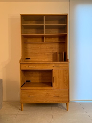 【カップボード・食器棚】LOWYA 北欧風