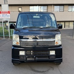 18年式/スクラムワゴン/PZターボ/車検丸2年/片側パワースライドドア/社外15インチアルミ/シートカバー/DVD.CD.Bluetooth.FM/フォグの画像