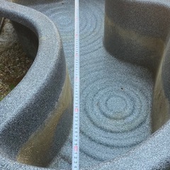 御影調のひょうたん池3点セット