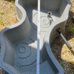 御影調のひょうたん池3点セットの画像