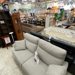 【愛品館 江戸川店 】ファブリックレザー3P カウチソファ e-casa（イー・カーサ）の画像