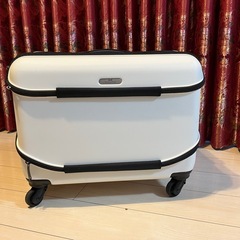 ペット　スーツケース　OSOTOキャリー　ローラー　Mサイズ　白