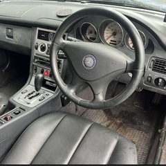 ベンツ　SLK230 コンプレッサー  15年　１０万キロ  電動オープンOK  本革シート  ナビ　社外アルミ　の画像