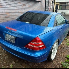 ベンツ　SLK230 コンプレッサー  15年　１０万キロ  電動オープンOK  本革シート  ナビ　社外アルミ　の画像