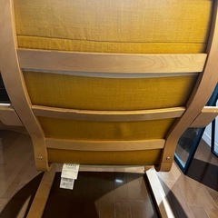 IKEA ポエング　イエロー　の画像