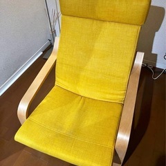 IKEA ポエング　イエロー　の画像