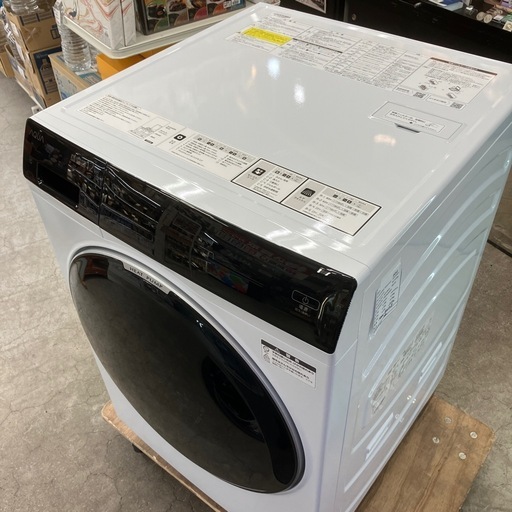 美品 アクア AQUA 2024年製 ドラム式洗濯乾燥機 AQW-DX12P-L 公田