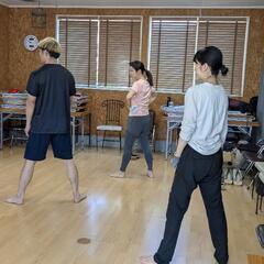 一本歯下駄＆ミット打ち