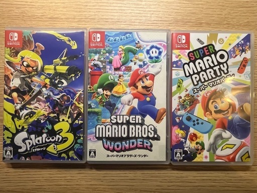 【早いもの勝ち】ニンテンドーSwitchソフト 3つ