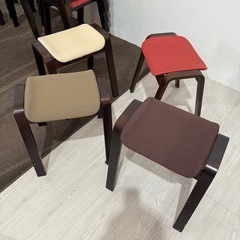 スタッキング　スツール　2色　6脚の画像