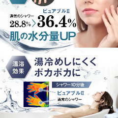 【美品 一度使用】オーラテック Purebble II マイクロバブル シャワーヘッドの画像