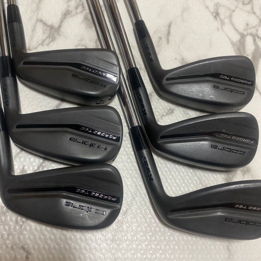 コブラＦＯＲGＥＤ　ＴＥＣ　ブラック　アイアンセット ６本セット