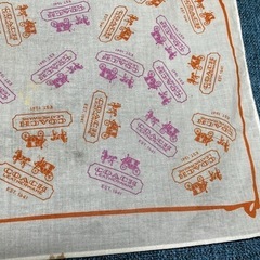 【非売品】COACHハンカチの画像