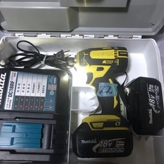 ③マキタ18vインパクトドライバTD149D中古美品オリジナルハ...
